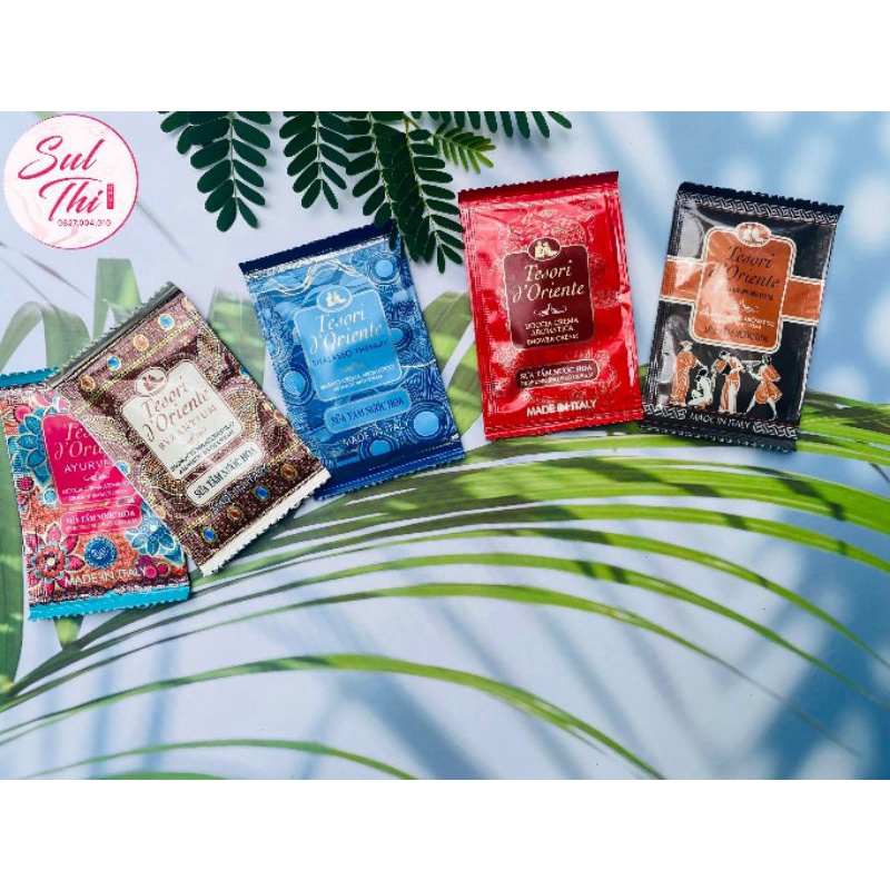 Combo 5 gói sữa tắm Tesori mix đủ 5 mùi