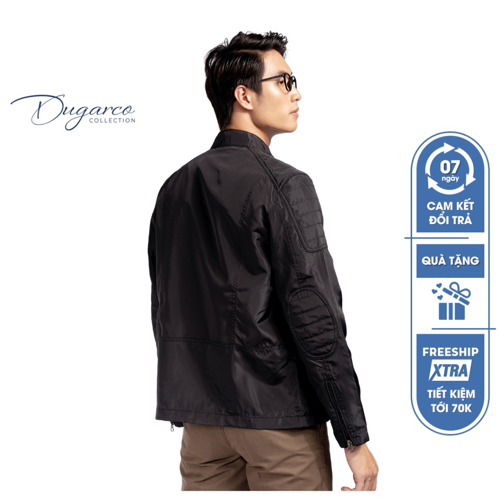 Áo khoác jacket DUGARCO nam 2 lớp dù cao cấp cản gió, giữ nhiệt 92JM42088