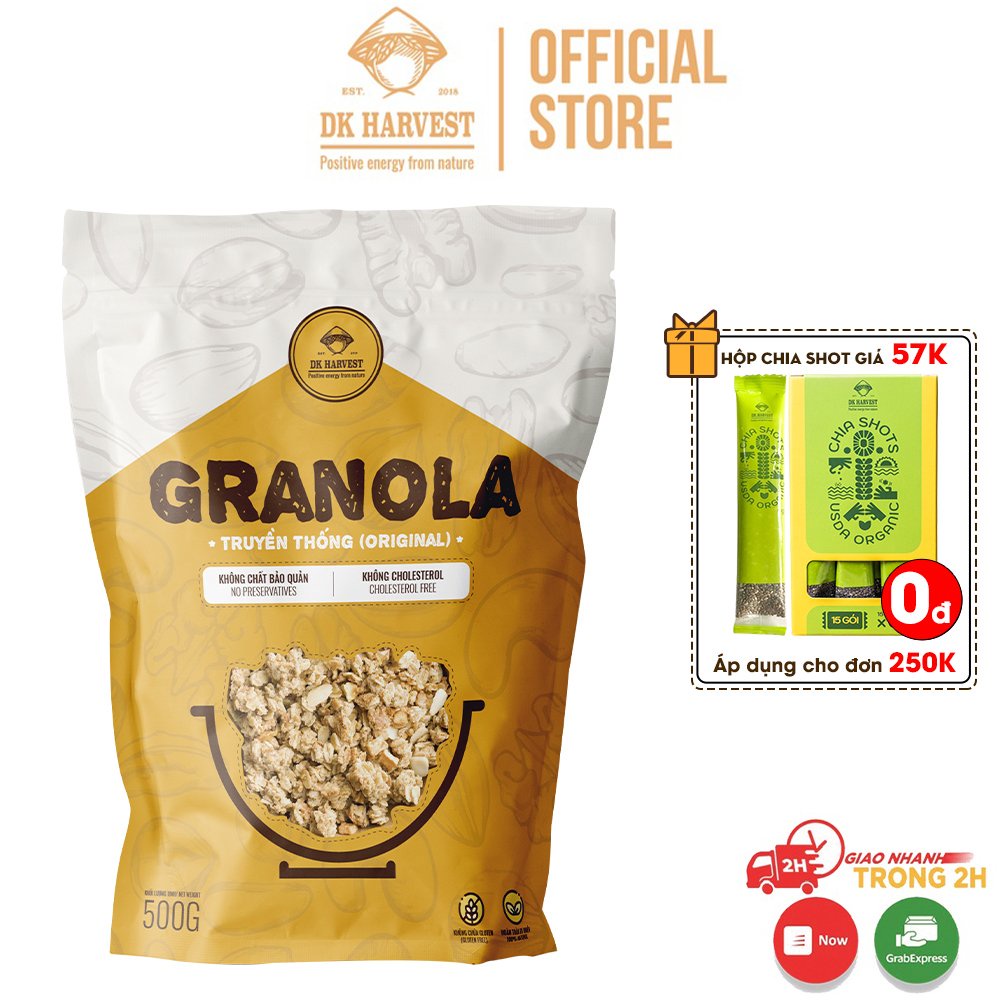 Granola Hạt Dinh Dưỡng Nướng Mật Ong Thơm Giòn