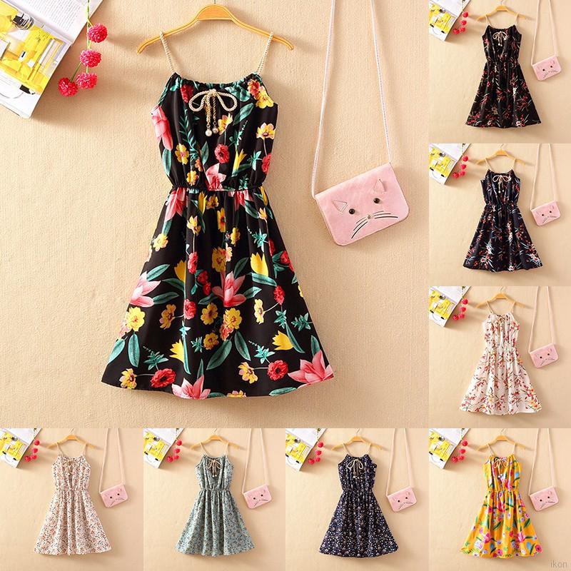 Đầm Sát Nách Hoạ Tiết Hoa Phong Cách Bohomian