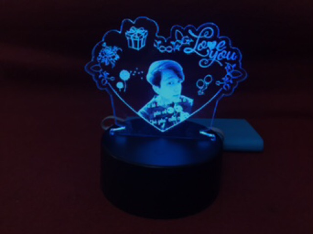 Đèn ngủ 3d Quà tặng khắc theo yêu cầu