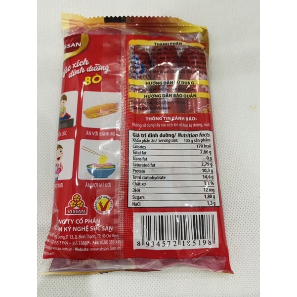 Xúc xích Bò Vissan 280g