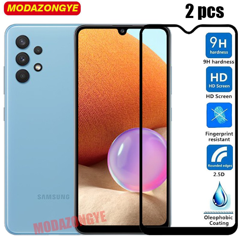 2 Chiếc Kính Cường Lực Samsung Galaxy A32 Samsung A32 GalaxyA32 4G Kính Bảo Vệ Màn Hình