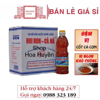 30 độ đạm, thùng 3lít. Nước mắm Hai Non Cà Ná, 30 độ đạm, 500ml thùng 6 chai! Bảo hành 24 tháng!