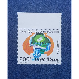 Bộ 2 tem Bảo vệ rừng 1990