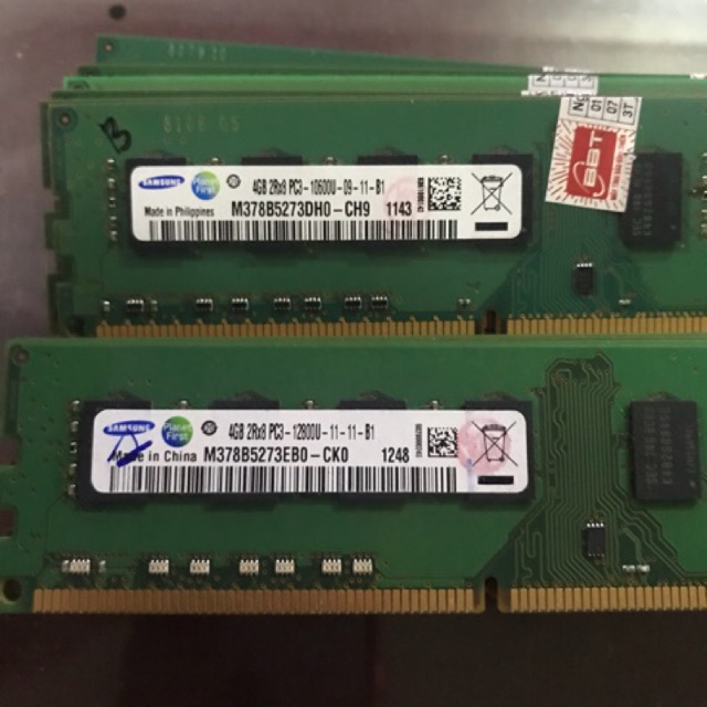 [Mã ELCLXU8 hoàn 8% xu đơn 500K] RAM PC 4GB BUS 1333/1600 RAM chính hãng