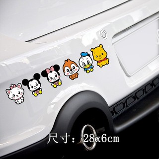 Decal dán xe hơi hình chuột Mickey
