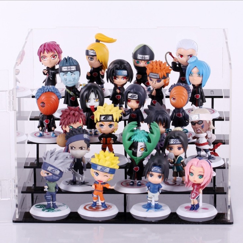 Set 24 Mô Hình Đồ Chơi Nhân Vật Hatake Kakashi Trong Phim Hoạt Hình Naruto Bằng PVC
