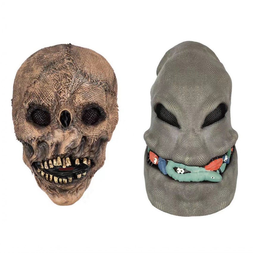 Mặt Nạ Hóa Trang Halloween Hình Quỷ Có Đèn LED Độc Đáo