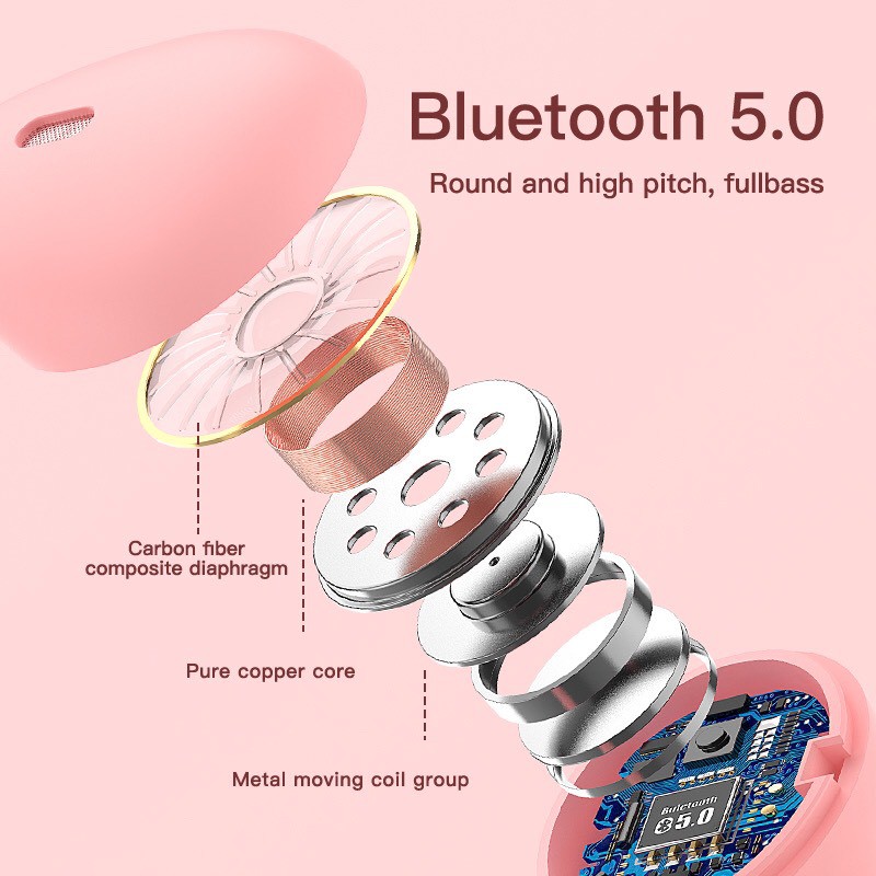 {Mua Kèm 1K} Tai nghe Bluetooth không dây Inpods 12 PRO Phiên Bản Mới 2020