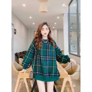 ÁO LEN NỈ CARO (KÈM VIDEO HÌNH THẬT)