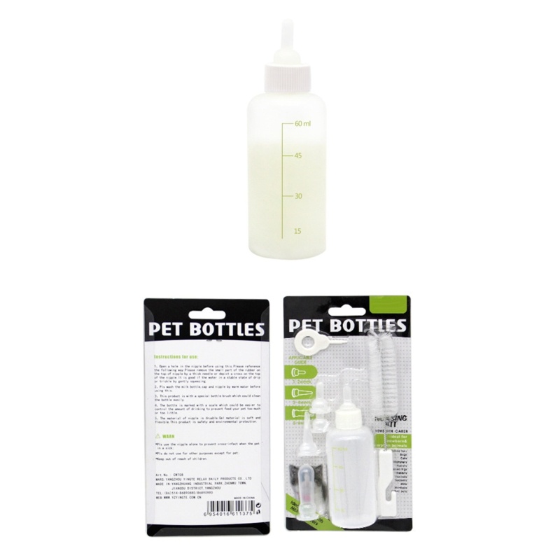 Bộ Bình Uống Nước Cho Thú Cưng Sơ Sinh