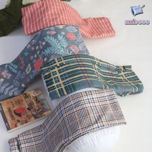 [MÃ SBT11396 GIẢM 20K ĐƠN 0Đ] Vỏ gối ôm dây rút cotton 35x110cm-1 Chiếc Ngẫu Nhiên