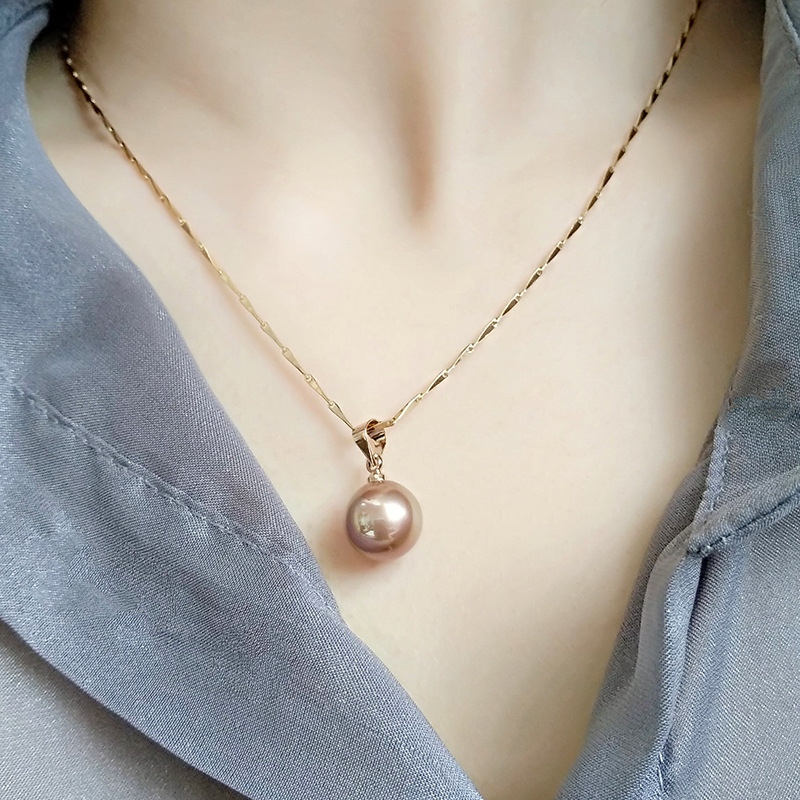 Dây Chuyền Mạ Vàng 24k Đính Ngọc Trai Sang Trọng
