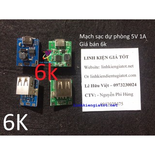 Mạch sạc dự phòng 5V 1A - Version 13