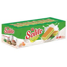 Bánh bông lan Solite hộp 360g ( 20 cái ).