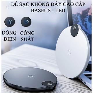 Đế sạc không dây cao cấp - hiển thị đèn LED công nghệ mới