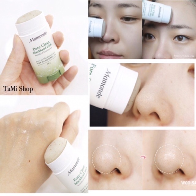 Thanh lăn mụn đầu đen Mamonde Pore Clean Blackhead stick