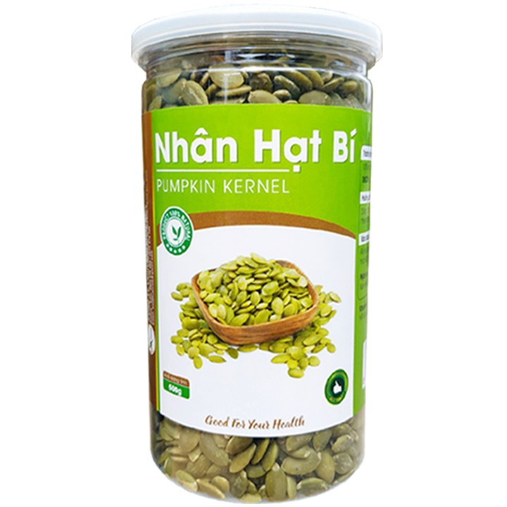 Nhân Hạt Bí Xanh Thơm Ngon Bổ Dưỡng Thương Hiệu SK FOOD - Hũ 500G