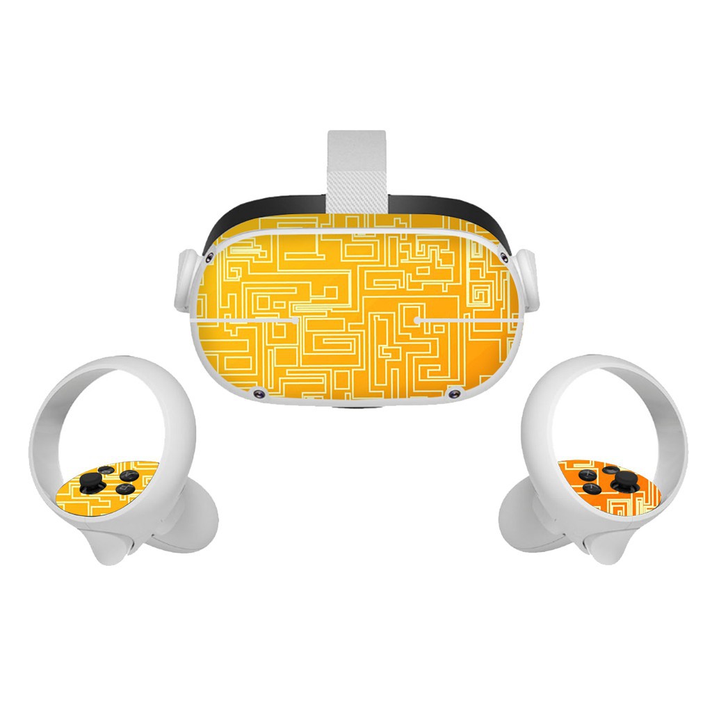 Set sticker dán cho tai nghe điều khiển Oculus Quest 2 VR chất pvc dễ dàng tháo gỡ tiện dụng