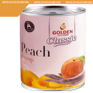 Đào Ngâm Golden Lon 820g