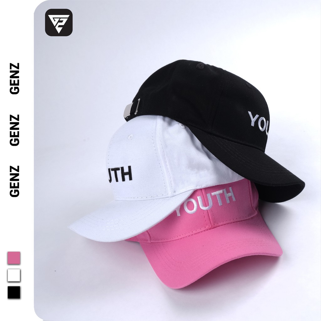 Mũ lưỡi trai nón kết GENZ thêu chữ ulzzang unisex thích hợp cả nam nữ cá tính