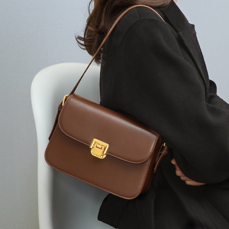 Túi đeo chéo nữ đẹp đeo vai kẹp nách màu sắc basic dễ phối đồ phong cách thời trang hàn quốc