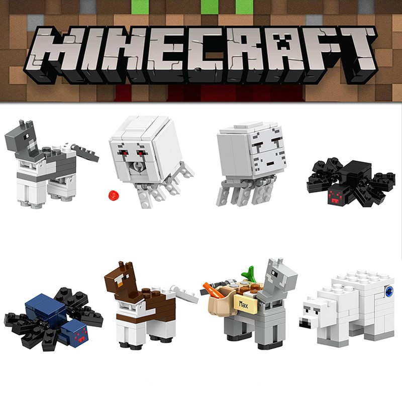 Mô hình lắp ráp nhân vật game minecraft 5-6cm độc đáo sáng tạo