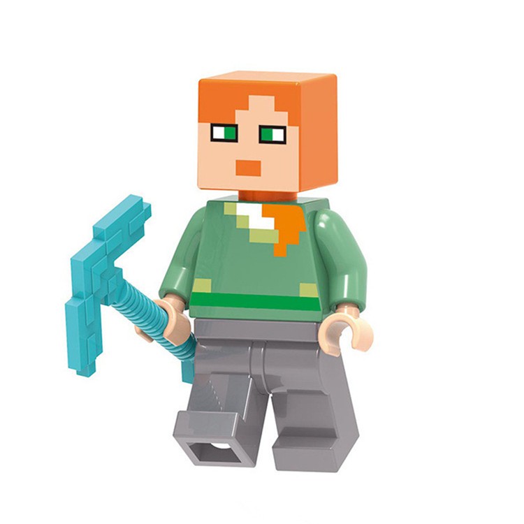 Mô hình nhân vật game Minecraft Lego chân thực