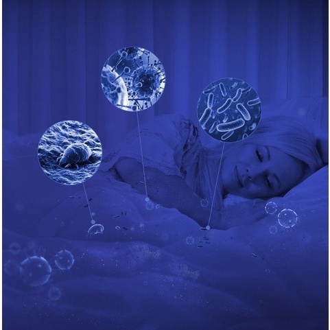 Máy Hút Bụi Giường Cầm Tay Midea B1 Lady Khử Khuẩn UV Hút Ẩm Không Khí Tím Nhạt