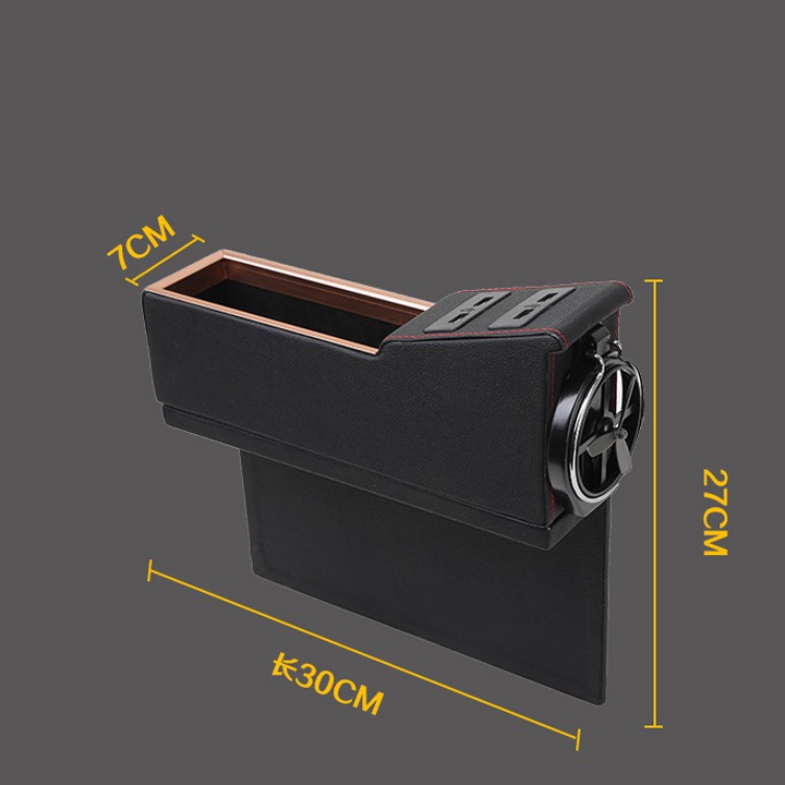 Hộp sạc điện thoại kèm để đồ khe ghế ô tô_RE8003