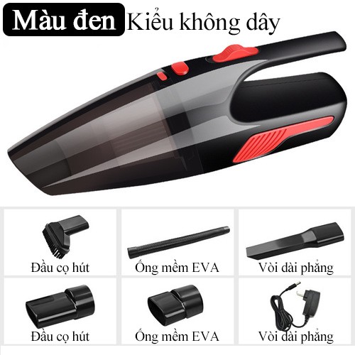 Máy hút bụi ô tô không dây siêu mạnh sử dụng cả ướt và khô - Home and Garden