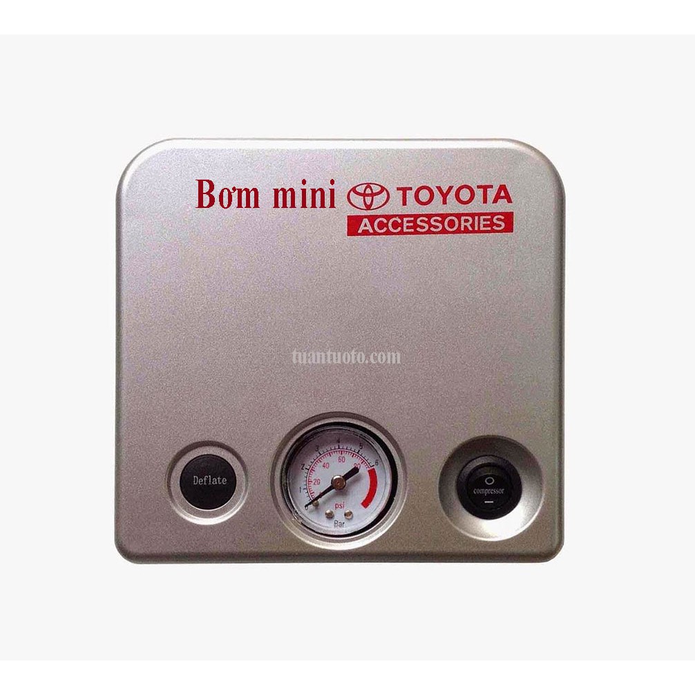 Máy bơm lốp ô tô mini toyota