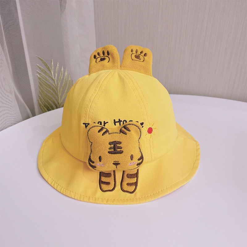 Nón Tai Bèo Thêu Họa Tiết Dễ Thương Thời Trang Cho Bé