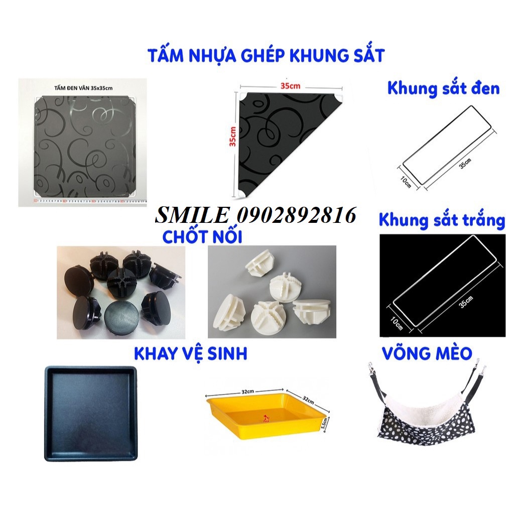 1 TẤM TẶNG KÈM 2 CHỐT (KHAY VỆ SINH CHUỒNG MÈO , PHỤ KIỆN LẮP GHÉP CHUỒNG THÚ CƯNG