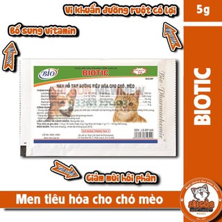 [CHÍNH HÃNG] Men tiêu hóa BIOTIC hỗ trợ tiêu hóa cho chó mèo