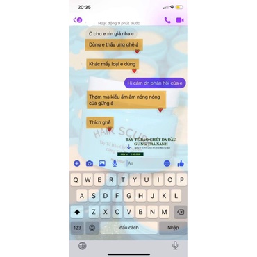 Tẩy Tế Bào Chết Da Đầu Gừng Trà Xanh Sạch Dầu,Sạch Gàu Nấm,Kiểm Soát Dầu