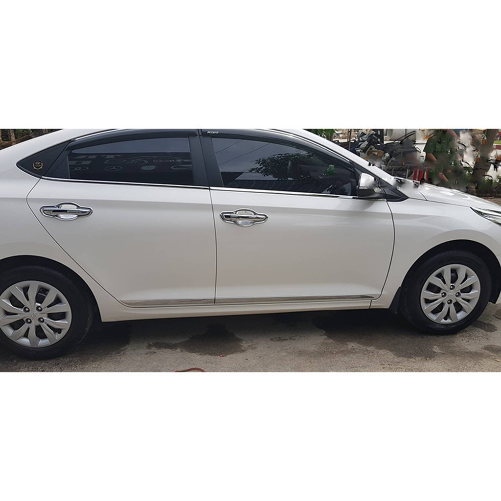 Accent Nẹp sườn trang trí theo xe Hyundai Accent 2018 2019 2020