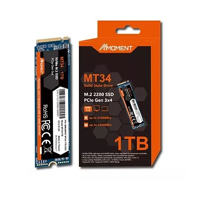 Ổ cứng SSD M.2 PCIe NVme MOMENT 256GB/ 512GB