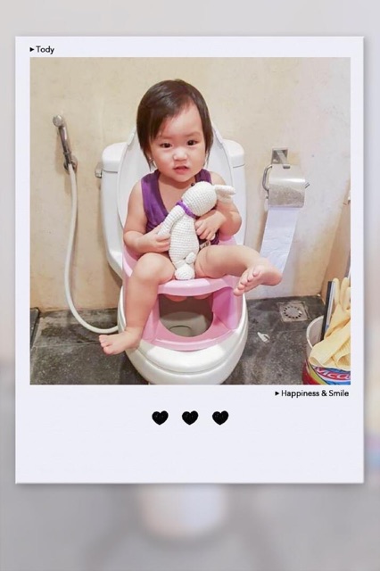 (Chính hãng - Tặng Quà cho bé) Bô vệ sinh trẻ em, bô cho bé Boom Potty cho bé 8 tháng đến 4 tuổi có chỗ rửa trực tiếp