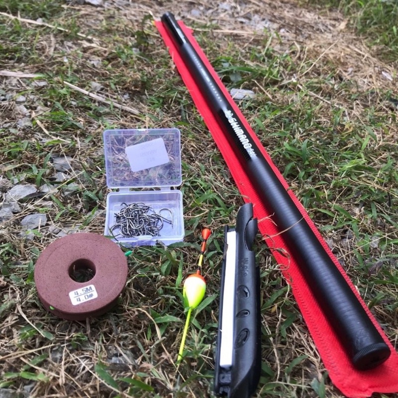 . Bộ Cần câu tay SHIMANO đủ sz tặng kèm phụ kiện như hình