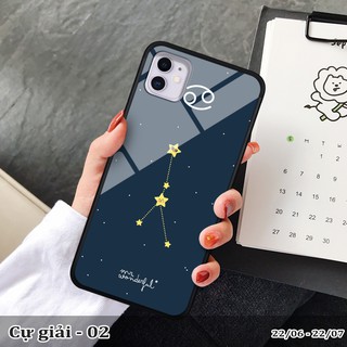 Ốp lưng kính 3D iPhone 11 cung hoàng đạo