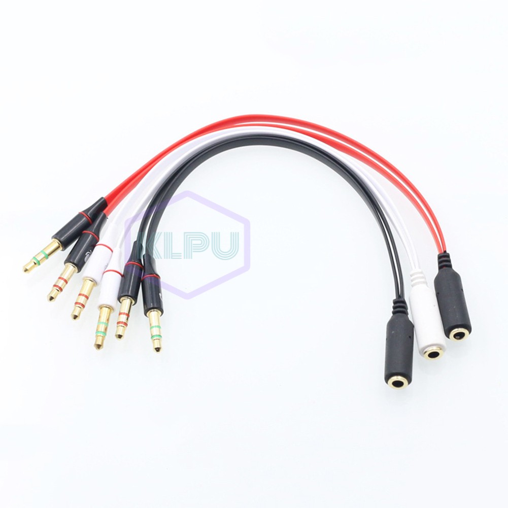 Dây cáp chữ Y chia 2 cổng audio tai nghe đa phương tiện giắc 3.5mm