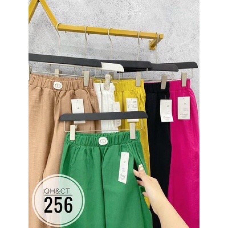 Quần jogger nữ dài bo gấu