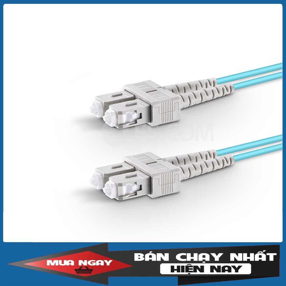 [BÁN CHẠY] Dây nhảy quang MM OM4 SC/UPC-SC/UPC 50/125μm - Đại lý phân phối toàn quốc