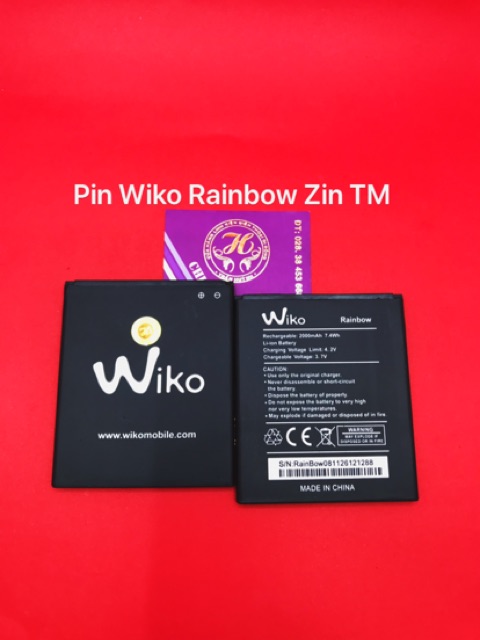 Pin wiko Rainbow/ bloom/ Rainbow 4G/ Robby/ 5251 zin