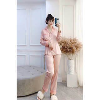 PYJAMA DÀI HỒNG V S L CAO CẤP