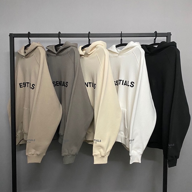 Áo nỉ bông mũ hoodie essential fog ss20