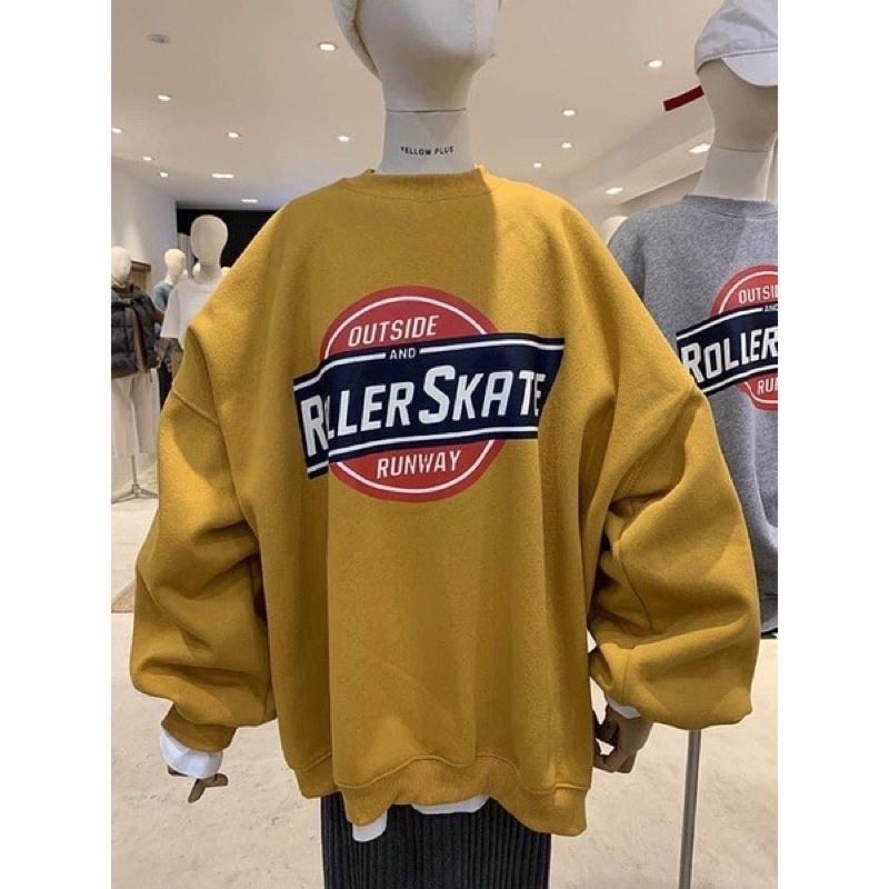 Áo khoác SWEATER RUNWAY chất nỉ dày dặn nam nữ đều mặc được