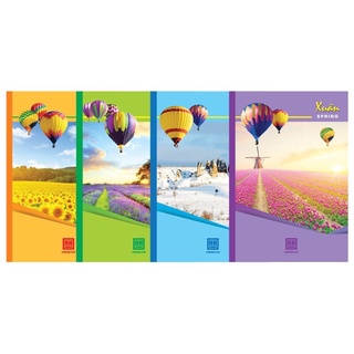 Vở kẻ ngang Hồng Hà 200 trang 4 mùa